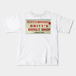 Britts Famous Doughnuts Kids T-Shirt